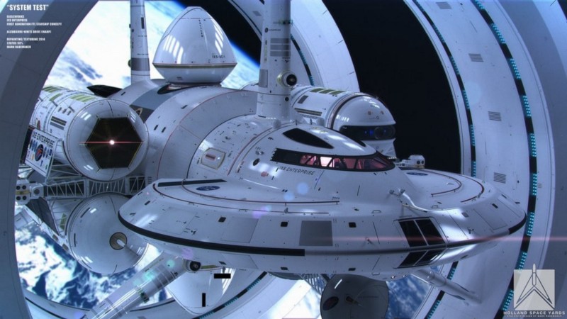 NASA commissioned renditions of what a warp drive could look like.