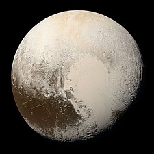 Pluto in true color