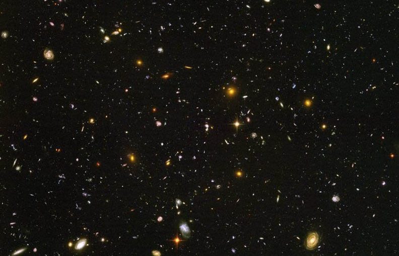 The Hubble Ultra Deep Field of galaxies. A new study of the star formation activity in 179 of the galaxies in this image including many dating from about six billion years ago confirms an earlier puzzling result: lower mass galaxies tend to make stars at a rate slightly slower than expected.