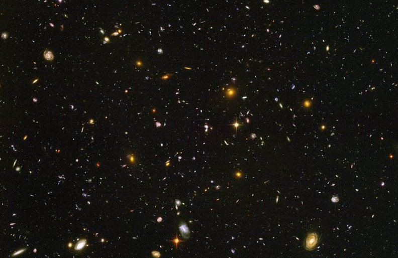 The Hubble Ultra Deep Field of galaxies. A new study of the star formation activity in 179 of the galaxies in this image including many dating from about six billion years ago confirms an earlier puzzling result: lower mass galaxies tend to make stars at a rate slightly slower than expected.