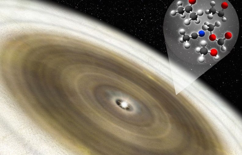 A Star’s Outburst is Releasing Organic Molecules Trapped in the ice Around it
