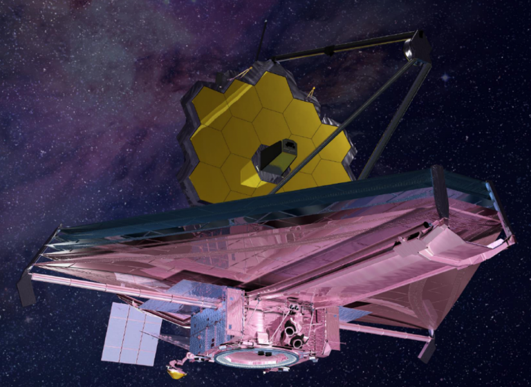 Illustration of NASA’s James Webb Space Telescope.