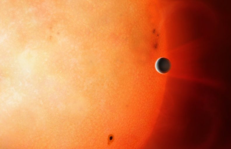 Exoplanet NGTS-4b -- also known as 'The Forbidden Planet' Credit: University of Warwick/Mark Garlick