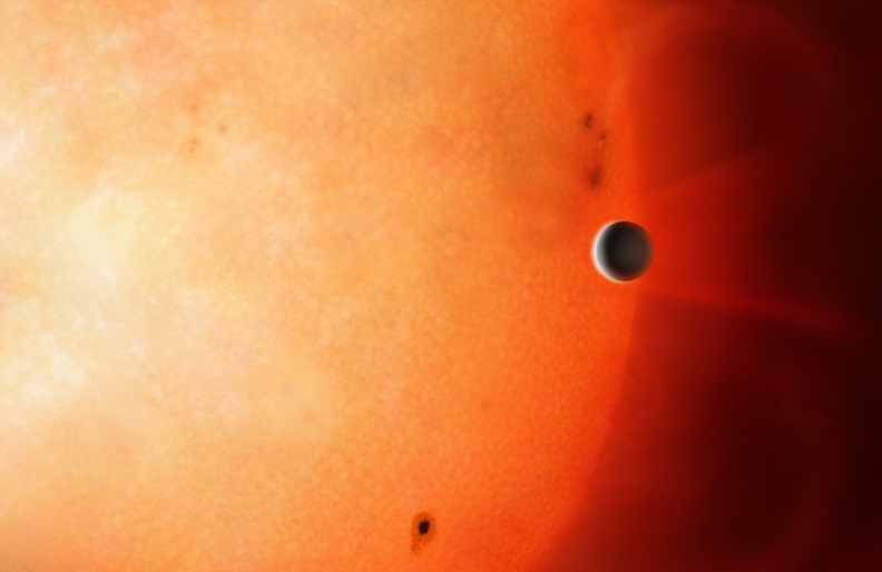Exoplanet NGTS-4b -- also known as 'The Forbidden Planet' Credit: University of Warwick/Mark Garlick
