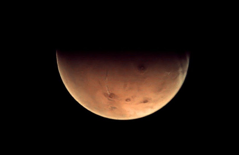 Image of the Red Planet taken by ESA's Mars Express spacecraft back in December 2012