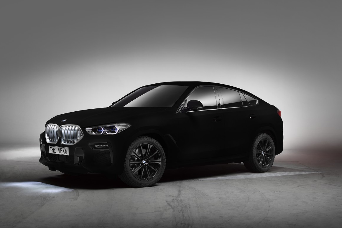  The world's first Vantablack car is a BMW X6