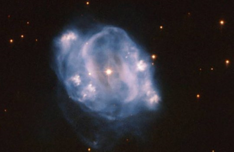 The Hubble image above shows NGC 5307, a planetary nebula in its final stages of life.