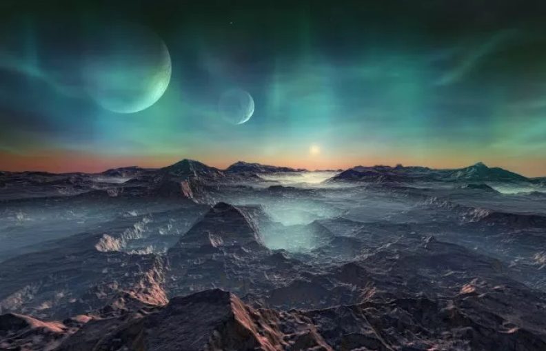 Artist impression of an alien planet. Researchers say Earth-like exoplanets may be common in the universe.